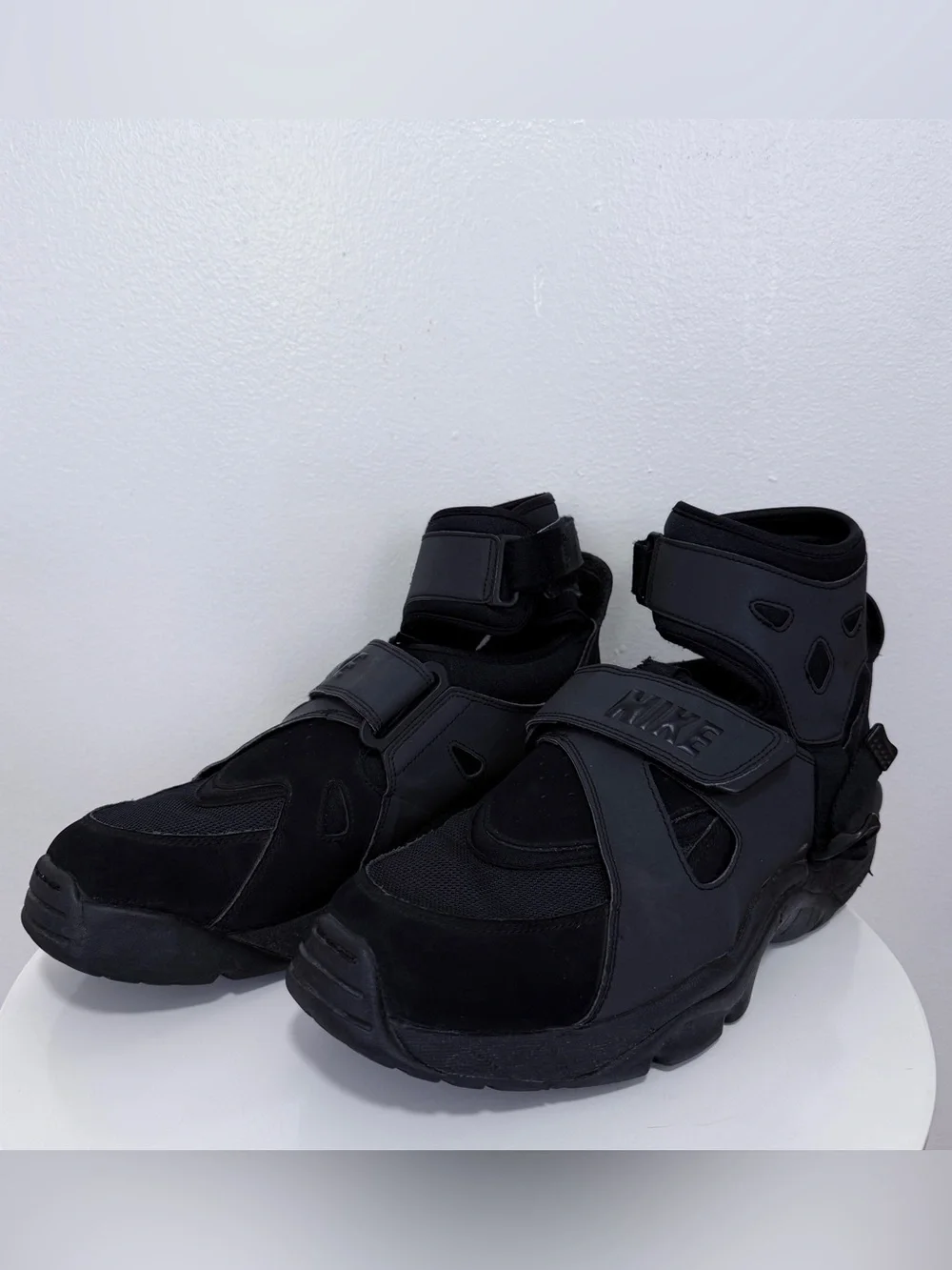 Nike x Comme des Garçons Homme Plus Air Carnivore Triple Black SZ 12 DH0199-001